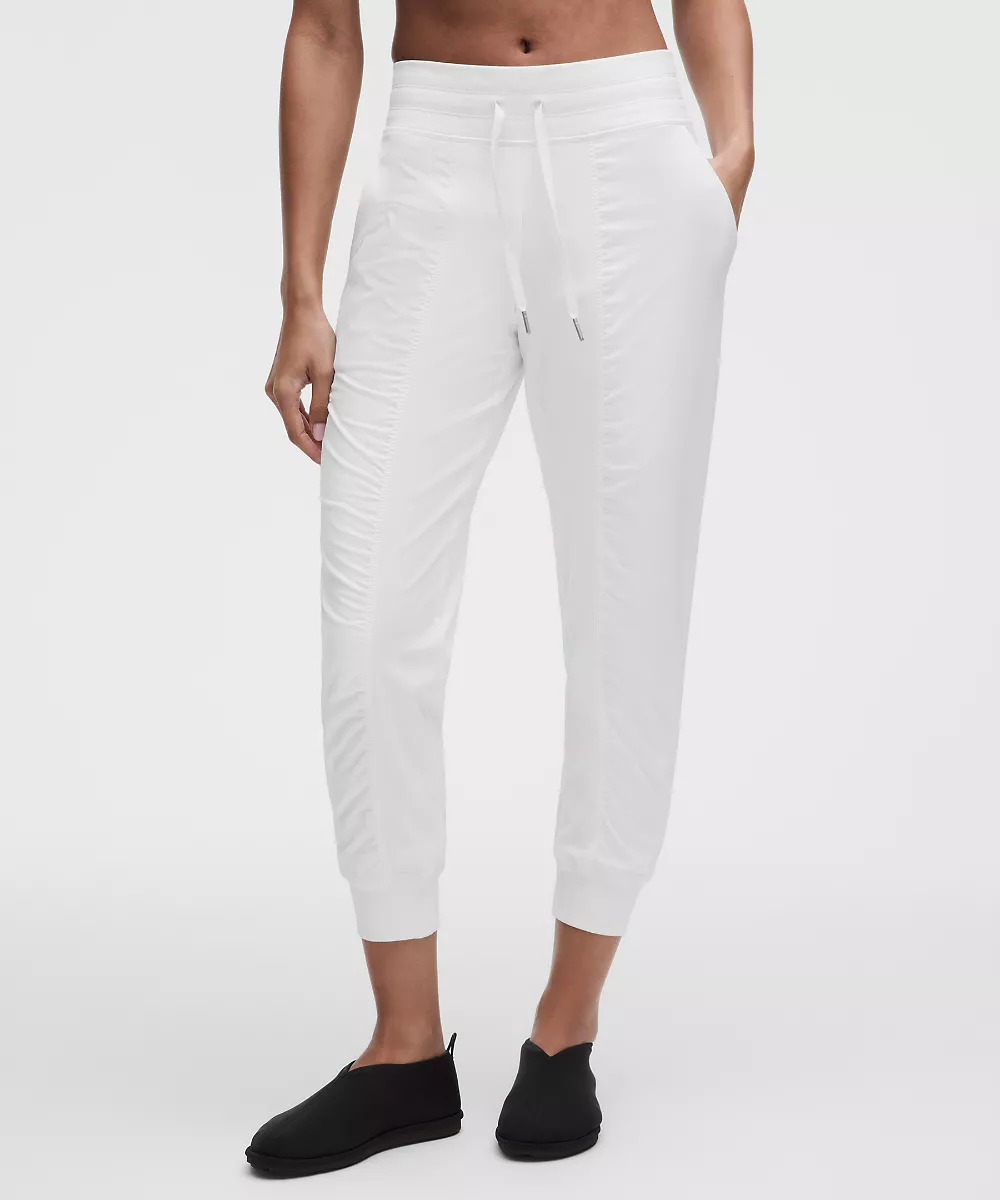 Jogging Dance Studio taille mi-haute longueur 7/8 — White, view 2
