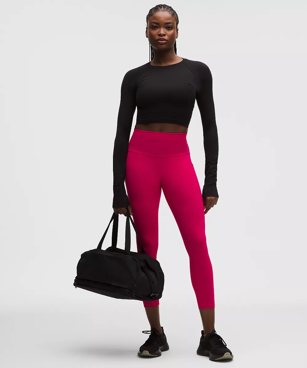 Legging taille haute à poches Wunder Train 25" — Mulberry Spark, view 1
