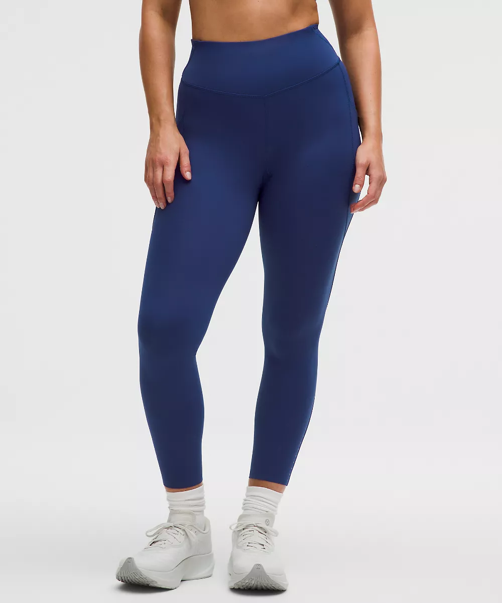 Legging Fast and Free taille haute 25" *5 poches — Clubhouse Blue, view 2