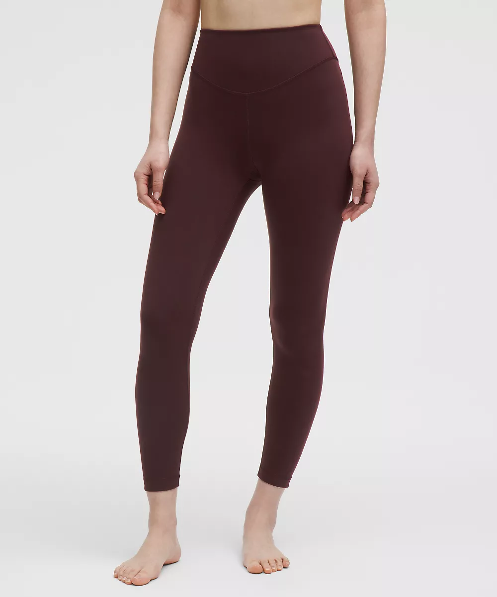 Legging taille haute SmoothCover Wunder Under 25" — Goodnight Plum, view 1