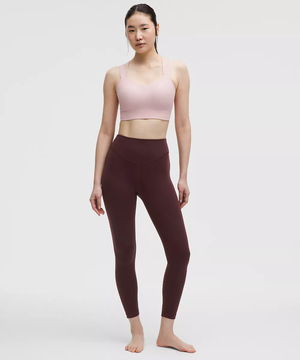 Legging taille haute SmoothCover Wunder Under 25" — Goodnight Plum, view 2