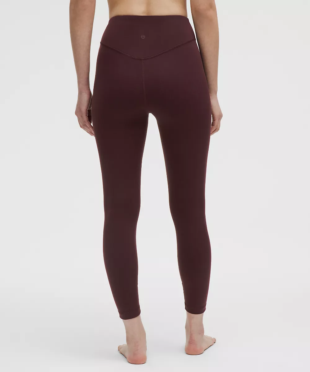 Legging taille haute SmoothCover Wunder Under 25" — Goodnight Plum, view 3
