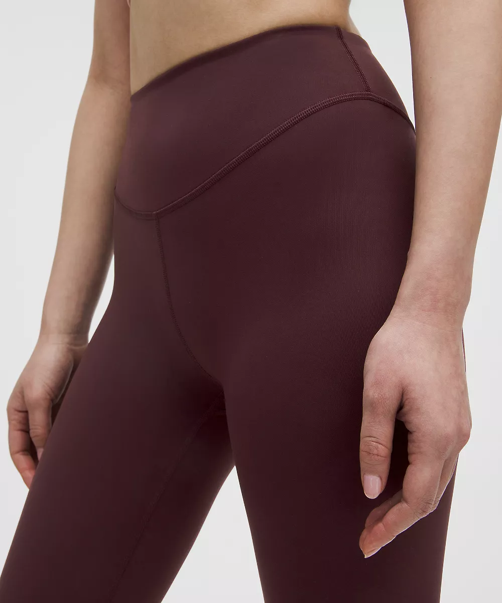 Legging taille haute SmoothCover Wunder Under 25" — Goodnight Plum, view 4