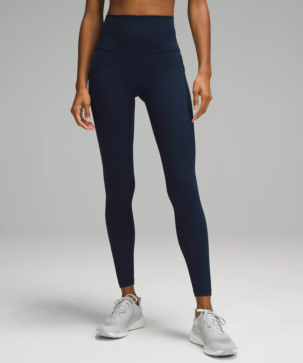 Legging taille haute à poches Wunder Train 28" — True Navy, view 1