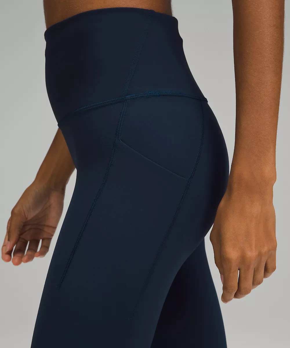 Legging taille haute à poches Wunder Train 28" — True Navy, view 5