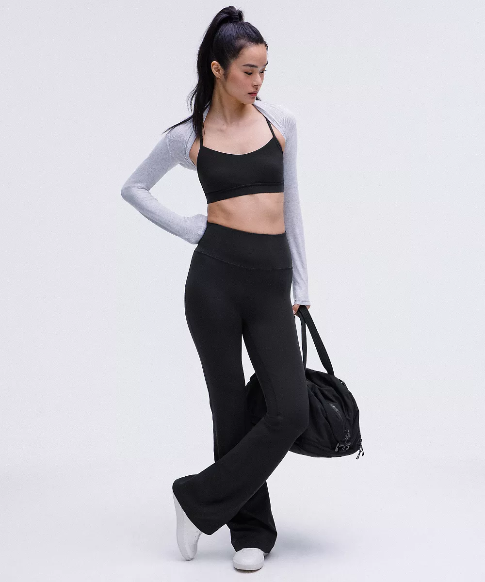 Groove Nulu pantalon taille super haute évasé *Regular — Black, view 2