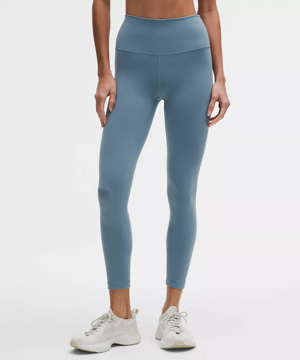 Legging taille haute Wunder Train 25" — Steel Blue, view 2
