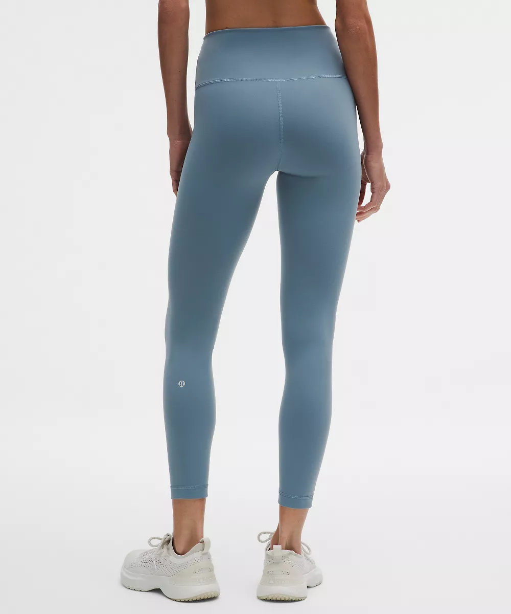 Legging taille haute Wunder Train 25" — Steel Blue, view 3