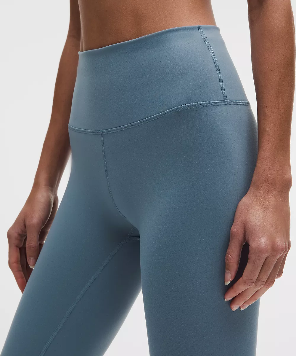 Legging taille haute Wunder Train 25" — Steel Blue, view 4