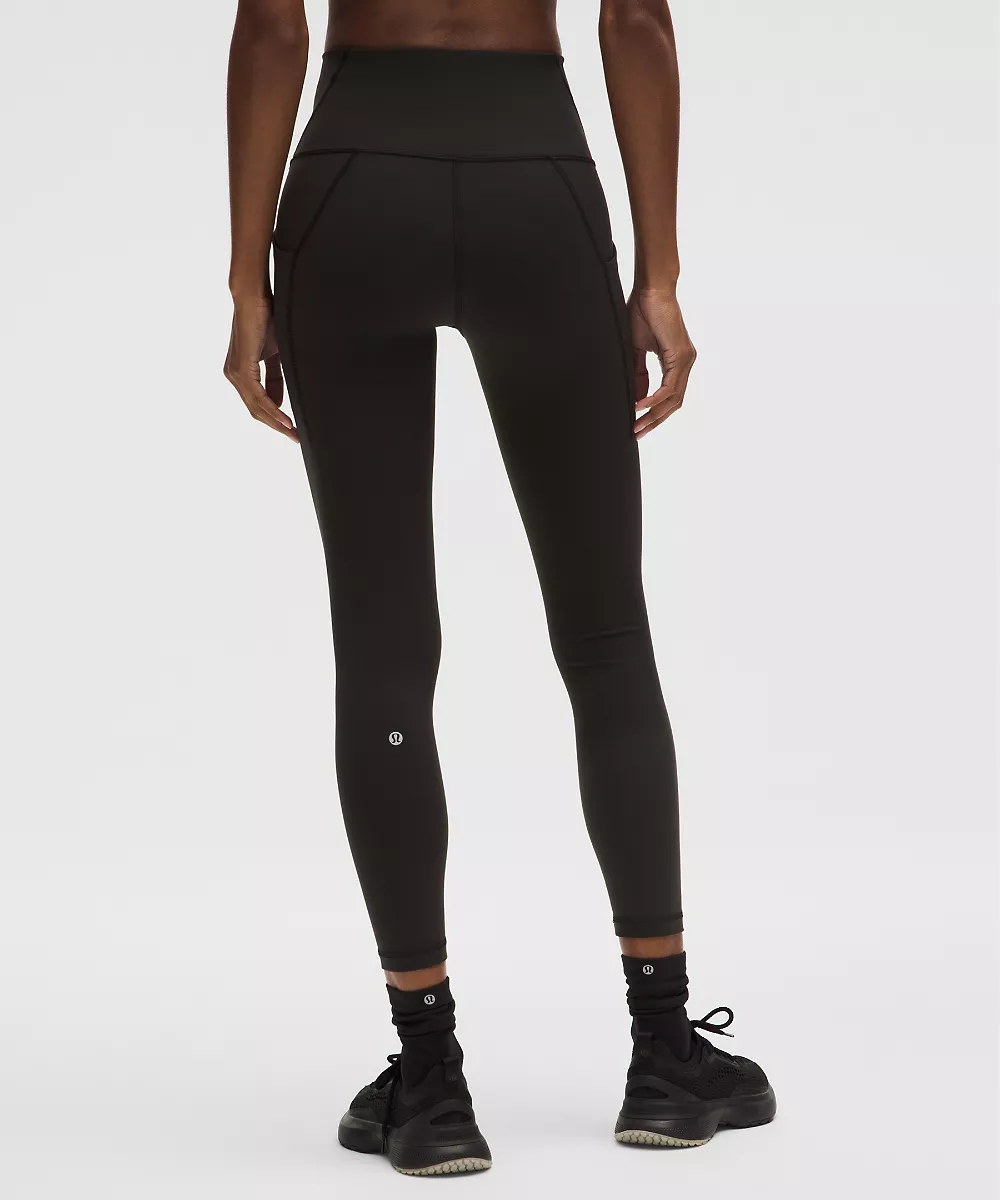 Legging taille haute à poches Wunder Train 25" — Black, view 3