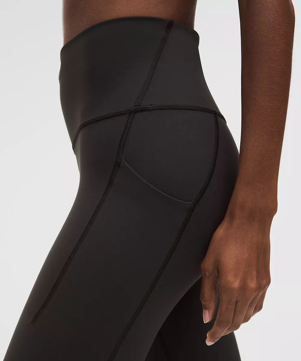 Legging taille haute à poches Wunder Train 25" — Black, view 5
