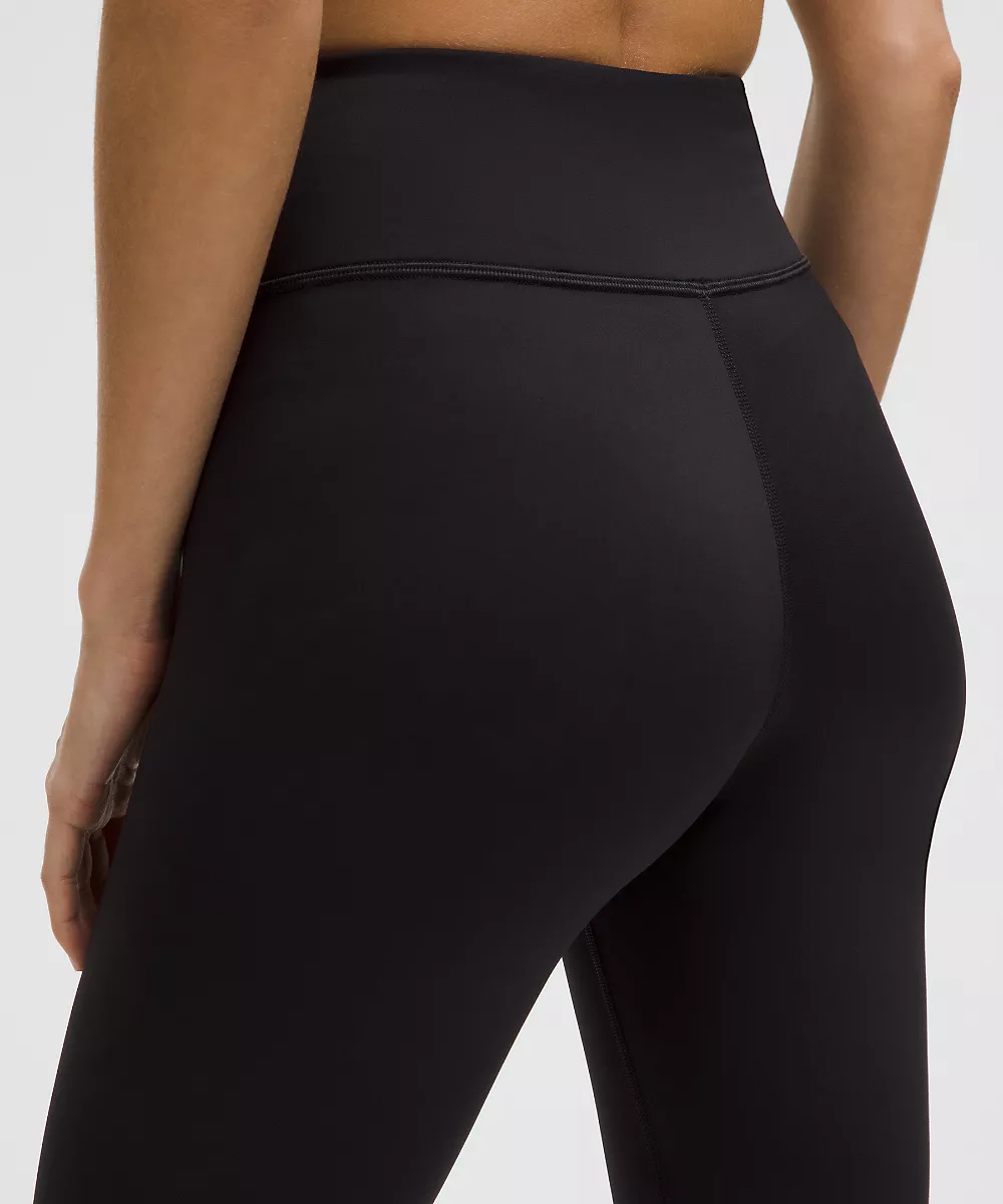 Legging de running thermique taille haute 28" — Black, view 5