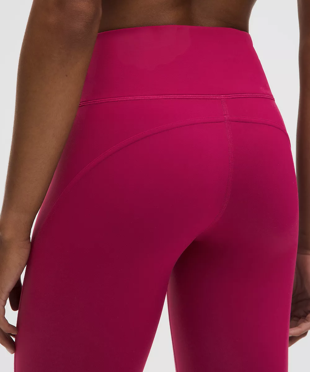 Legging taille haute à empiècement mesh Wunder Train 25" — Magenta Smoke, view 5