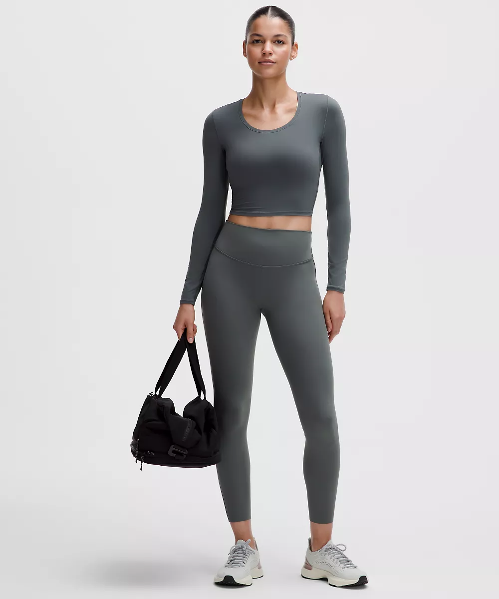 Legging Unrestricted Power taille haute 25" — Onyx Grey, view 1