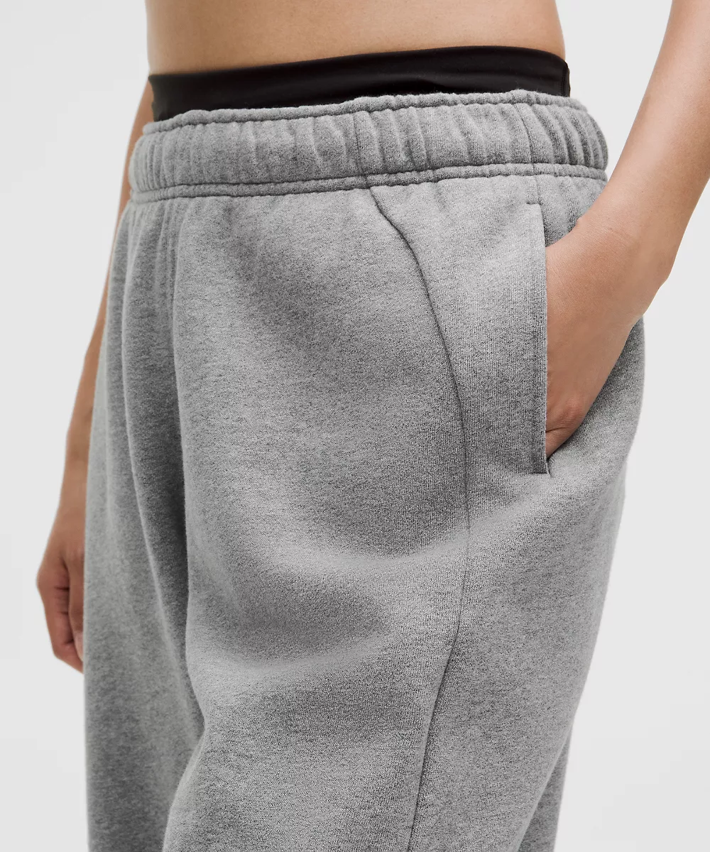 Jogging oversize taille mi-haute Scuba *Regular — Heathered Medium Grey, view 5