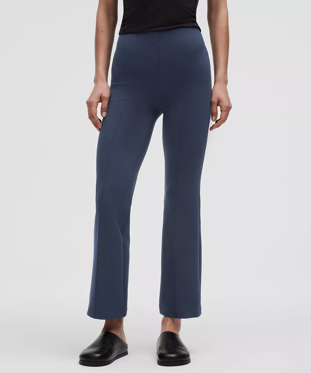 Pantalon Stretch Spacer taille haute — Club Blue, view 1