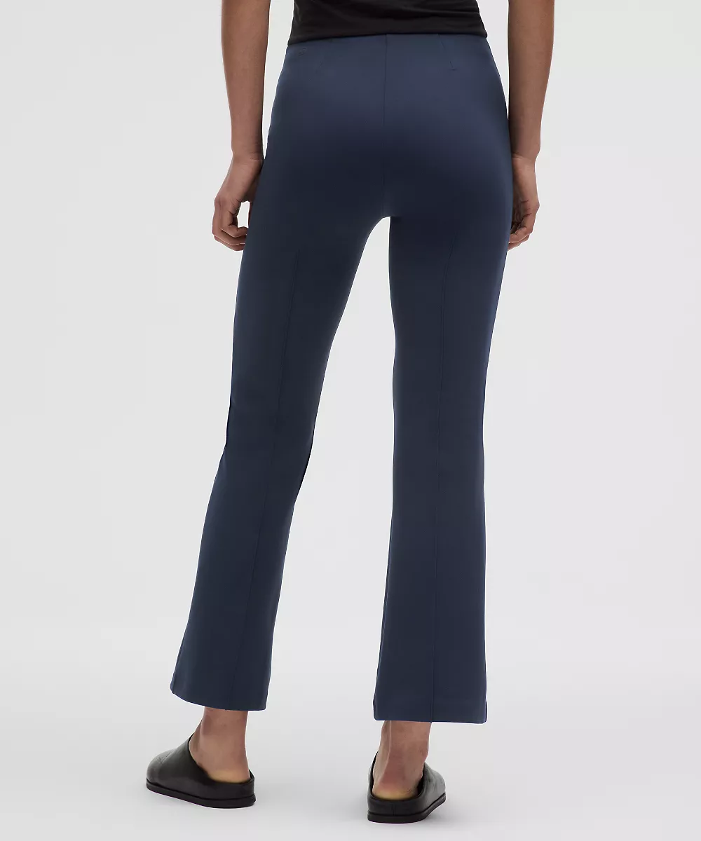 Pantalon Stretch Spacer taille haute — Club Blue, view 3