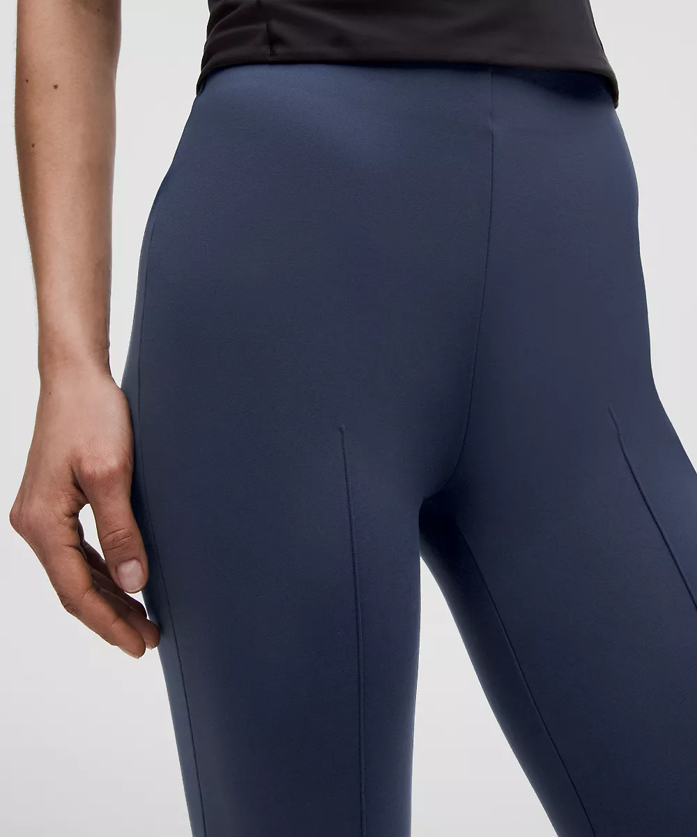 Pantalon Stretch Spacer taille haute — Club Blue, view 4