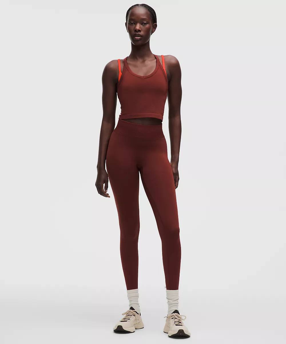 Legging d'entraînement Get Low taille haute 25" — Cranberry Charm/Cranberry Charm, view 1