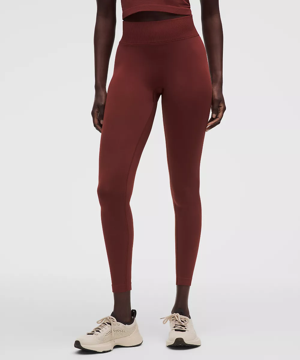 Legging d'entraînement Get Low taille haute 25" — Cranberry Charm/Cranberry Charm, view 2