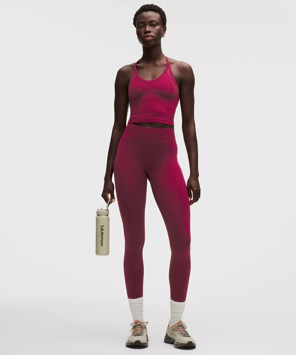 Legging d'entraînement Get Low taille haute 25" — Raspberry Rave/Berry Red, view 1