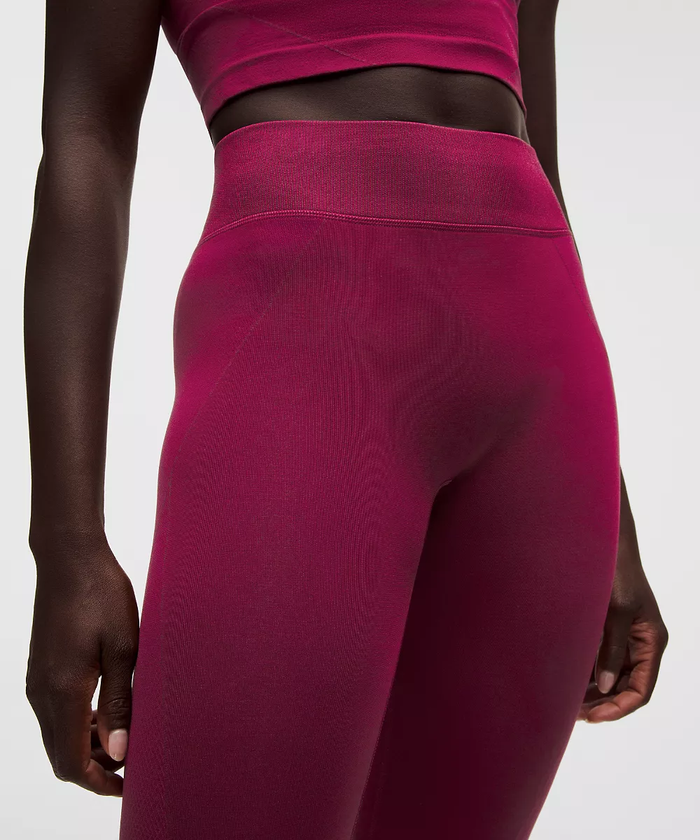 Legging d'entraînement Get Low taille haute 25" — Raspberry Rave/Berry Red, view 4