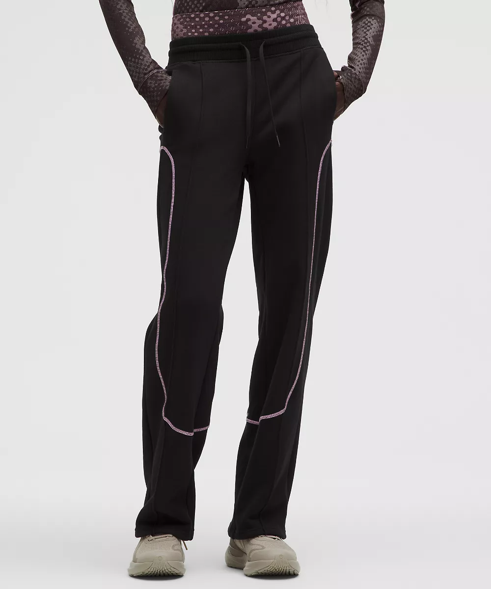 Pantalon en molleton épais femme *SLNSH Collection — Black, view 1