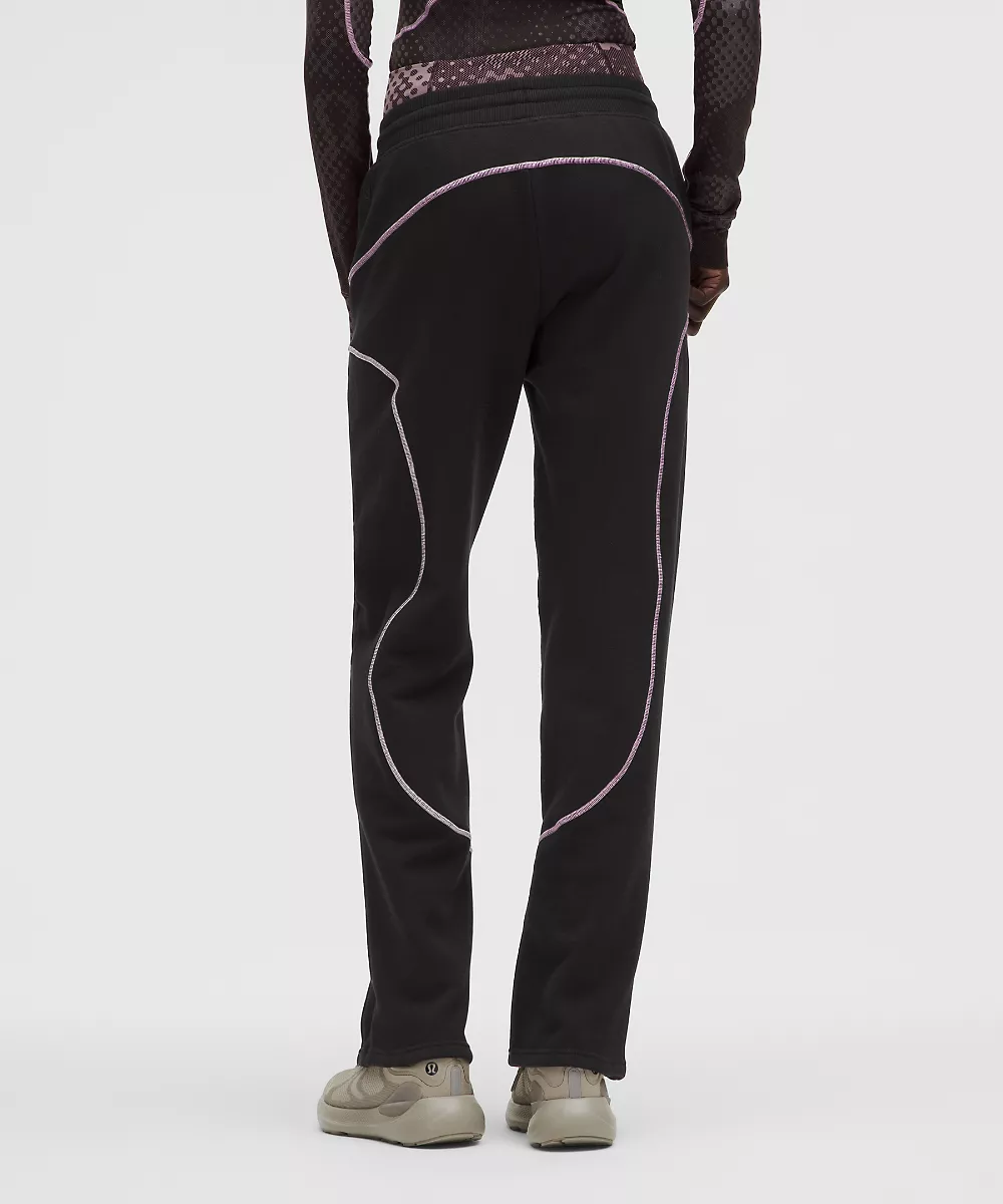 Pantalon en molleton épais femme *SLNSH Collection — Black, view 3