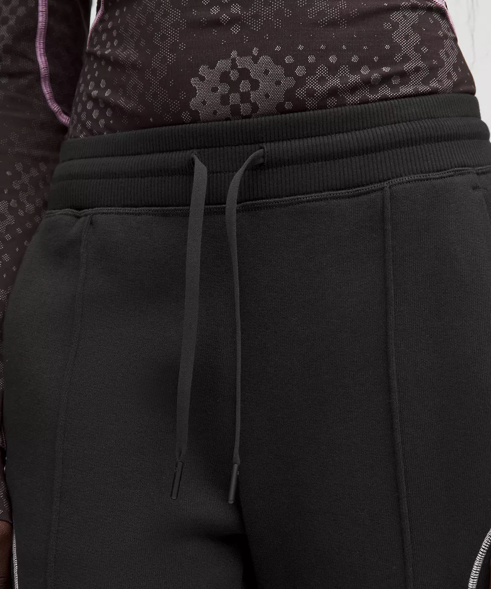Pantalon en molleton épais femme *SLNSH Collection — Black, view 4