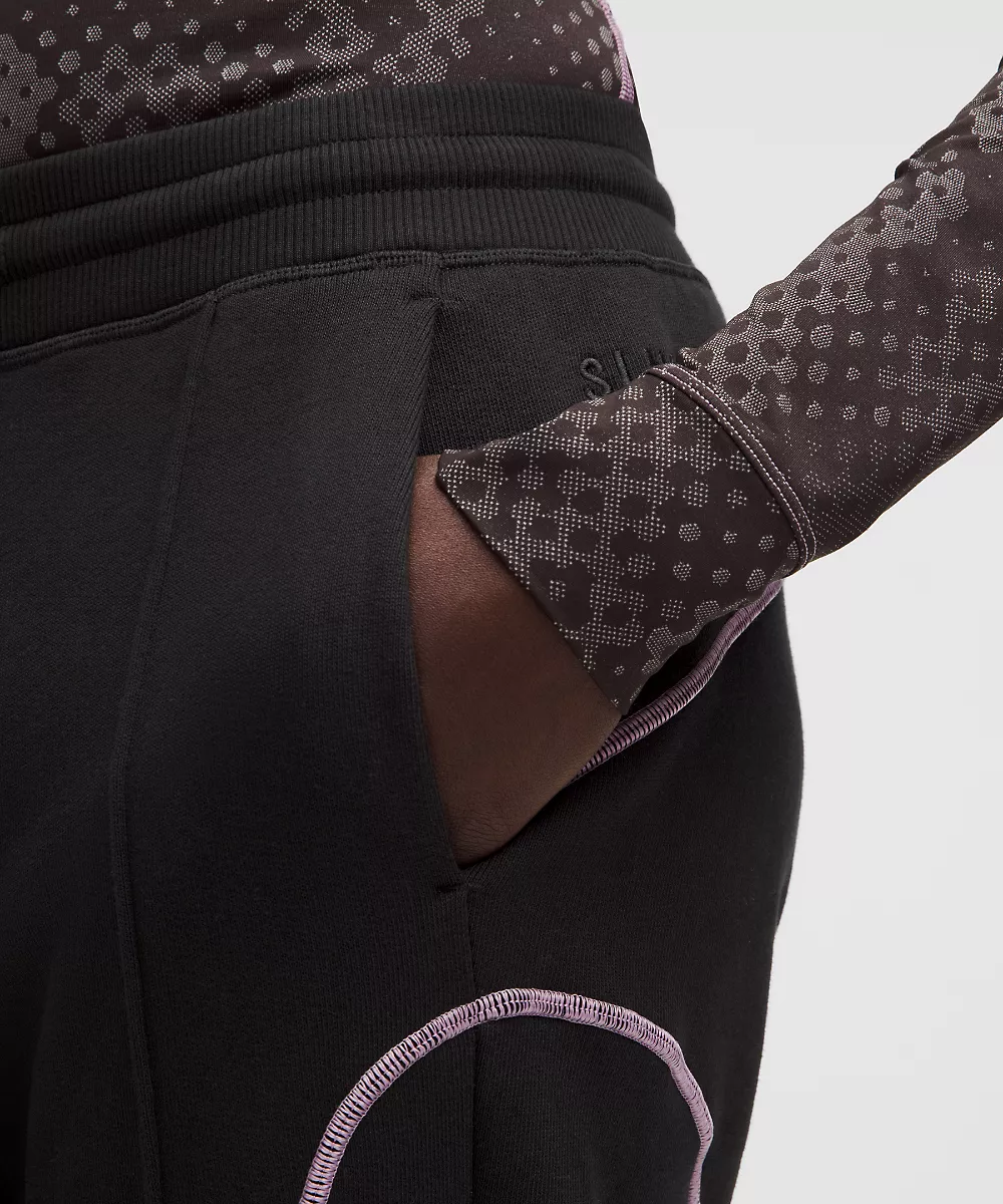 Pantalon en molleton épais femme *SLNSH Collection — Black, view 5