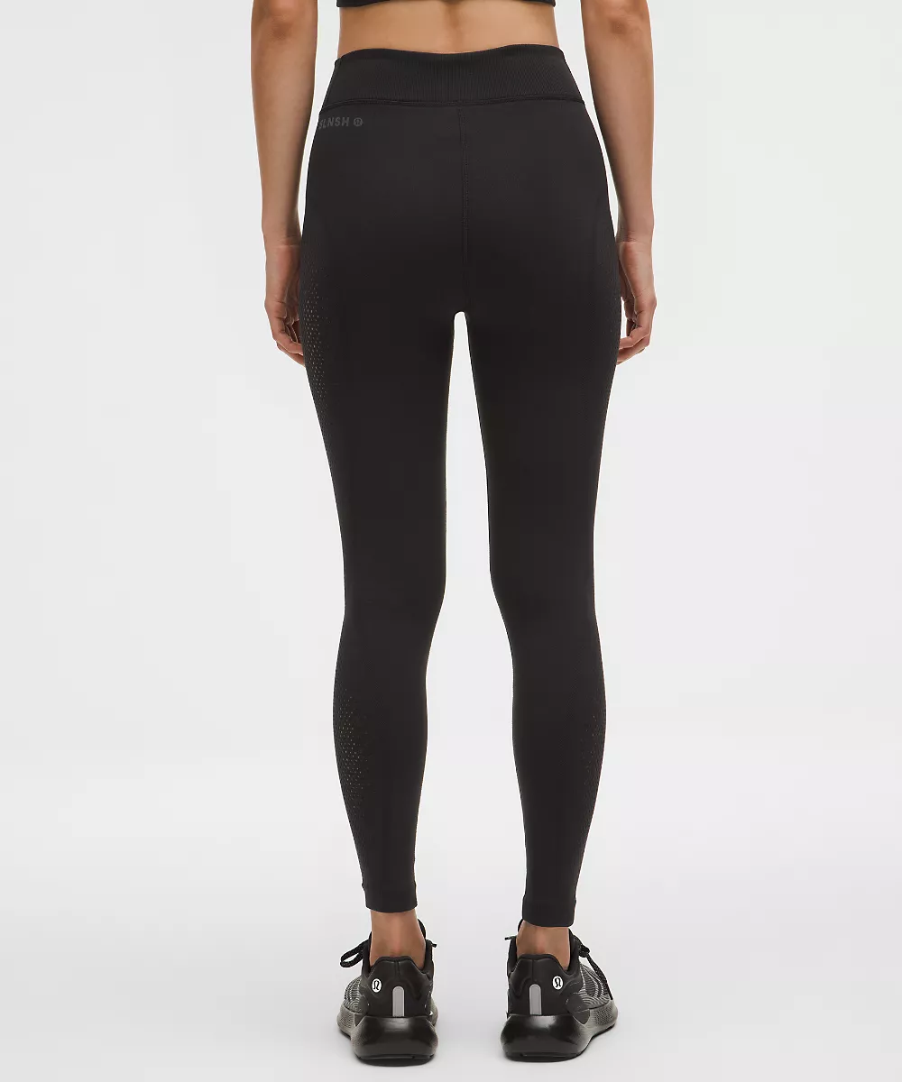 Legging taille haute RevealKnit 28" *SLNSH Collection — Black, view 3