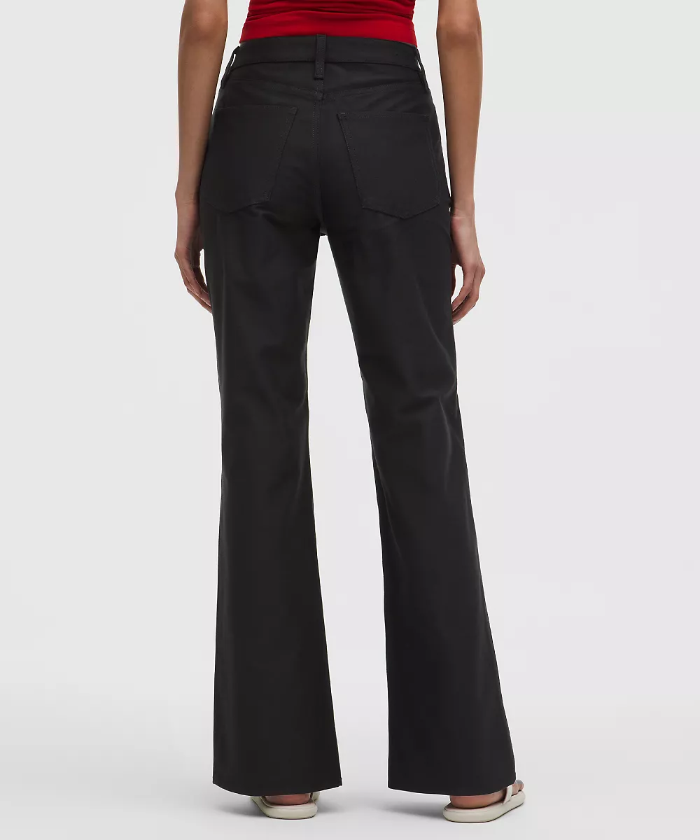 Pantalon EasyFive taille haute légèrement évasé *Regular — Black, view 3