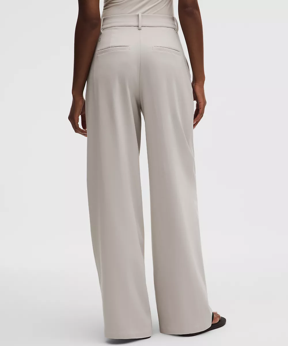 Pantalon Daydrift taille haute jambe large *Regular — Downtown Tan, view 3