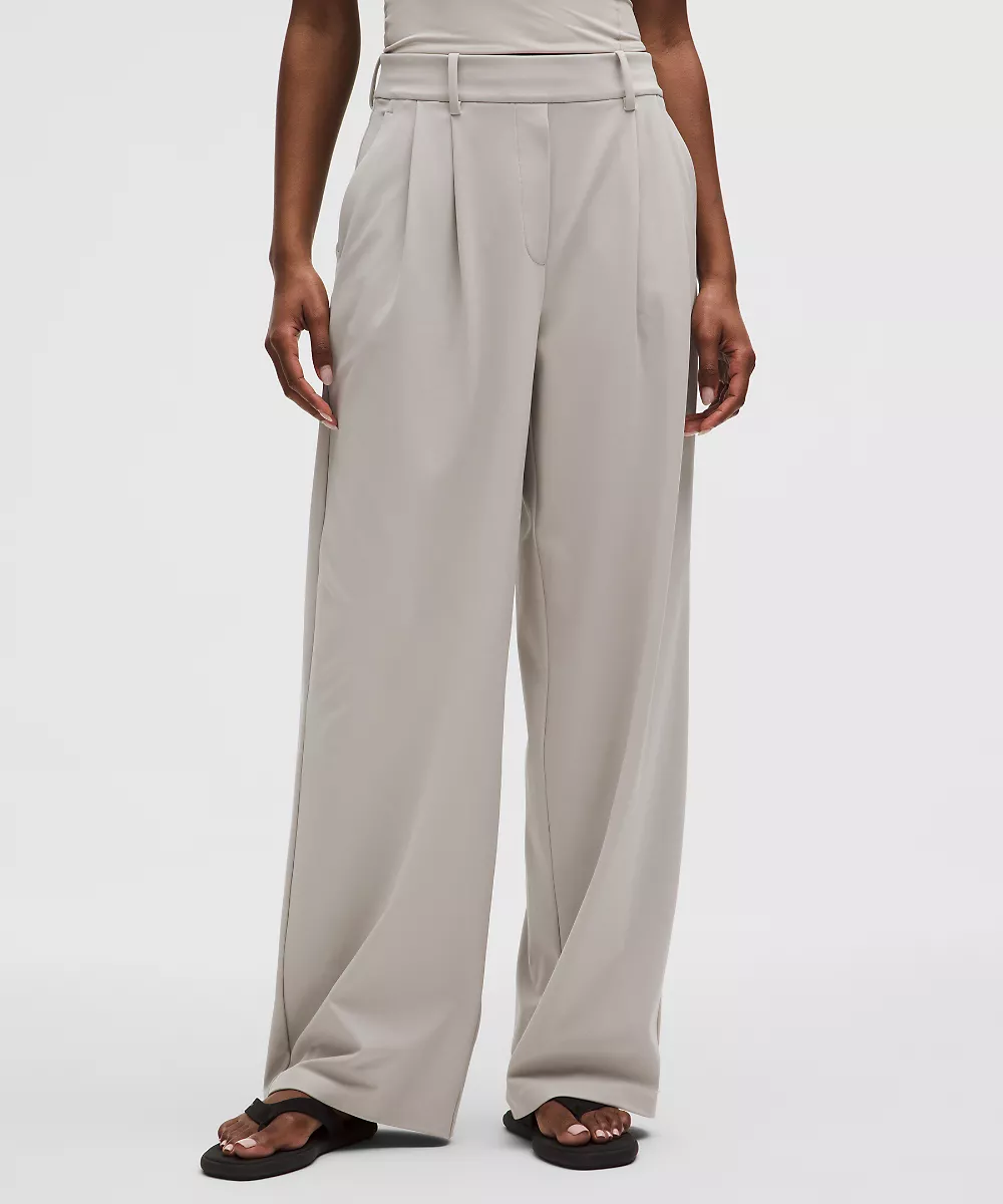 Pantalon Daydrift taille haute jambe large *Grande taille — Downtown Tan, view 2
