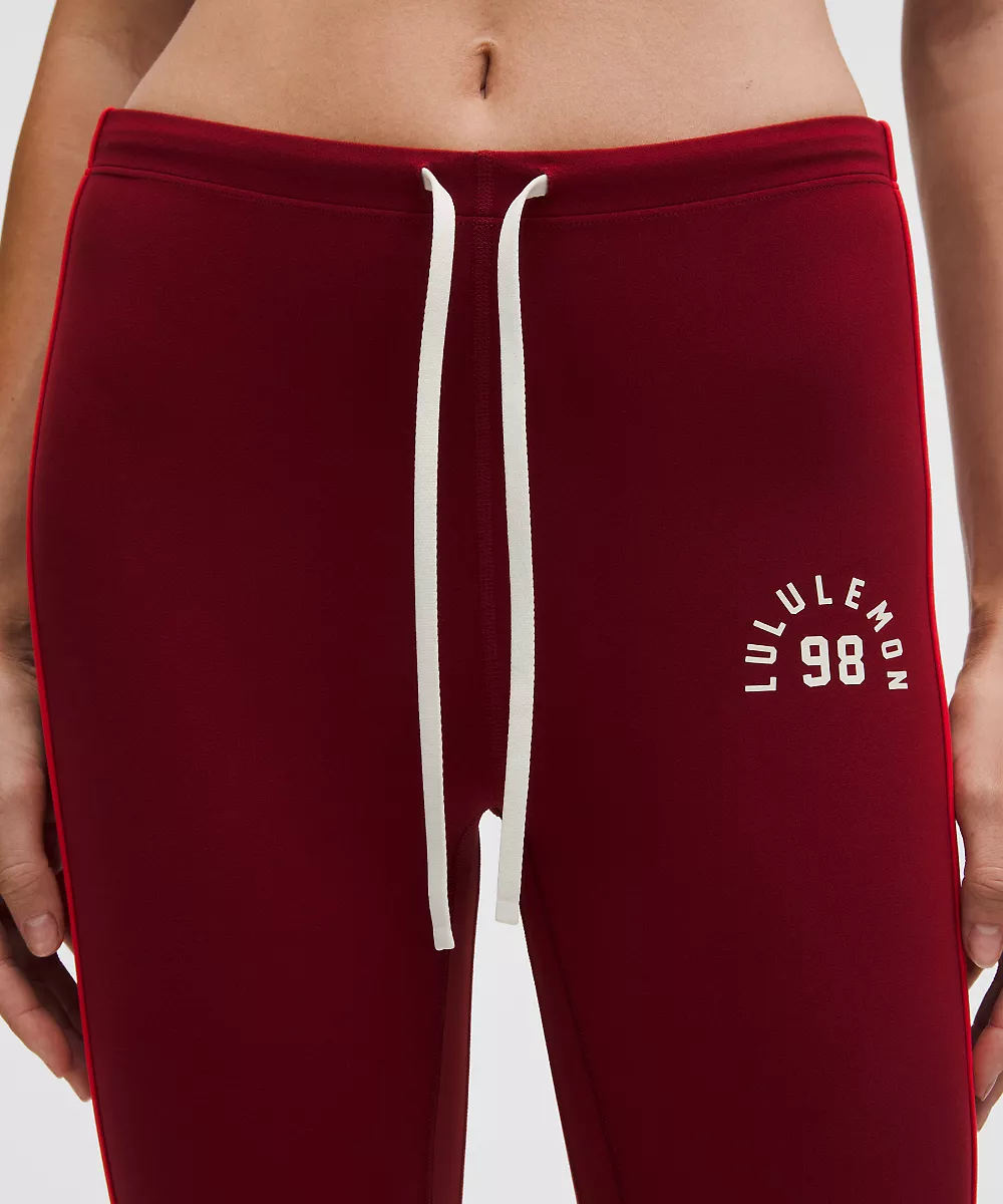 Pantalon évasé taille mi-haute Nulu esprit sport — Oxblood/Lululemon Red, view 4
