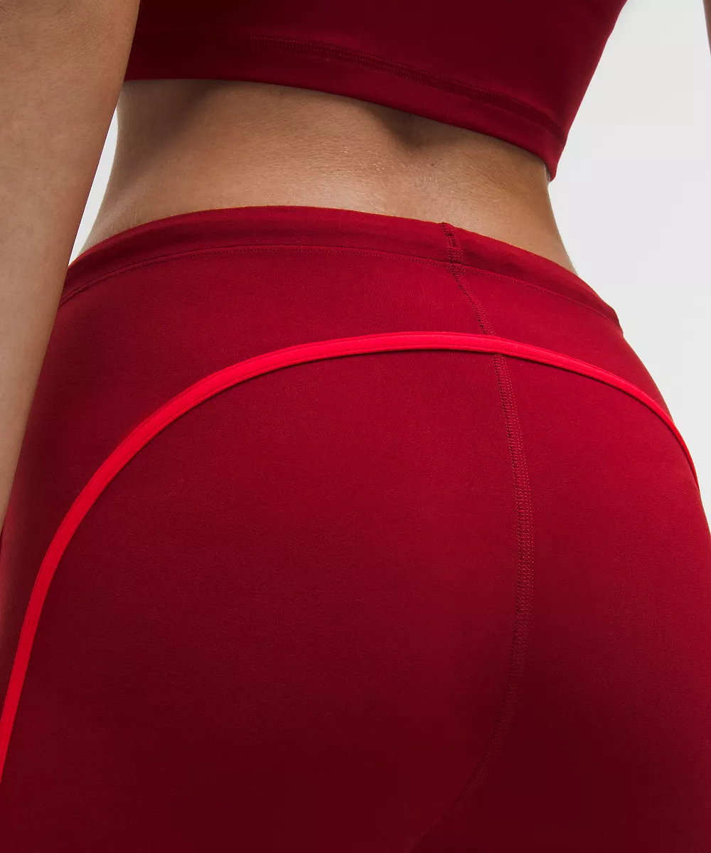 Pantalon évasé taille mi-haute Nulu esprit sport — Oxblood/Lululemon Red, view 5