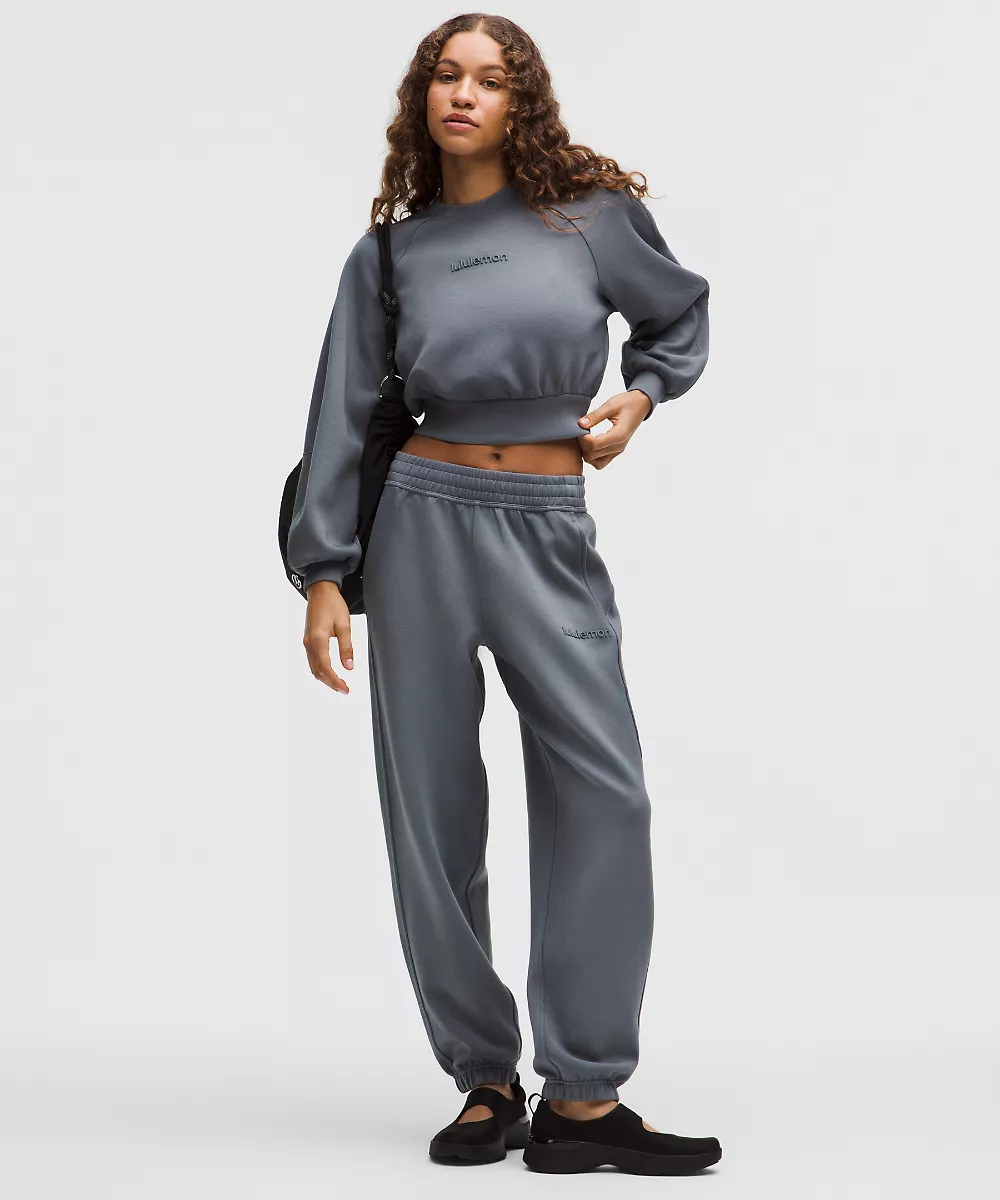 Jogging taille mi-haute Smooth Spacer *Wash — Fade Dye Washed Charcoal, view 1