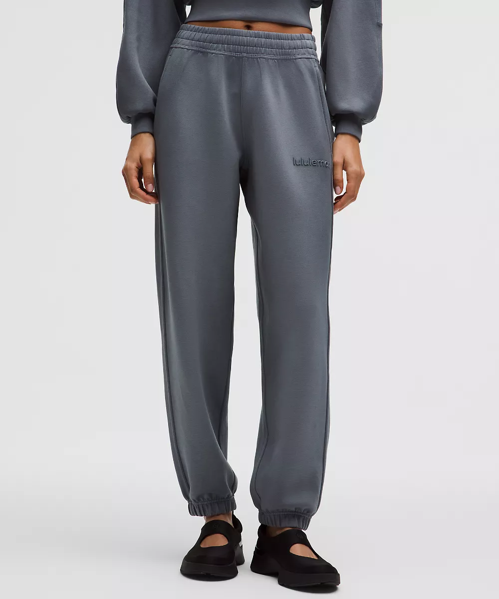 Jogging taille mi-haute Smooth Spacer *Wash — Fade Dye Washed Charcoal, view 2