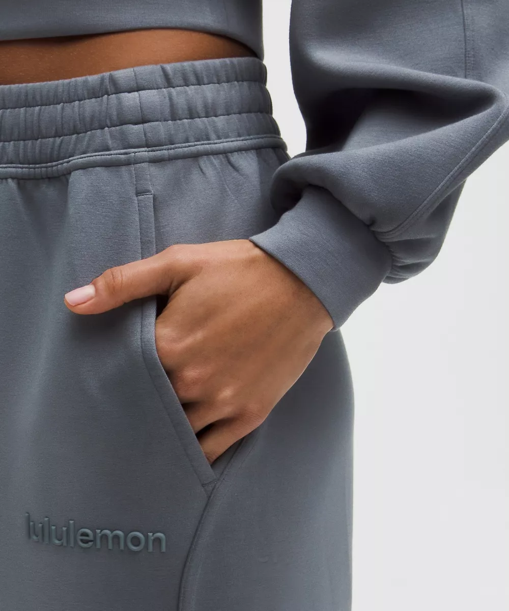 Jogging taille mi-haute Smooth Spacer *Wash — Fade Dye Washed Charcoal, view 5