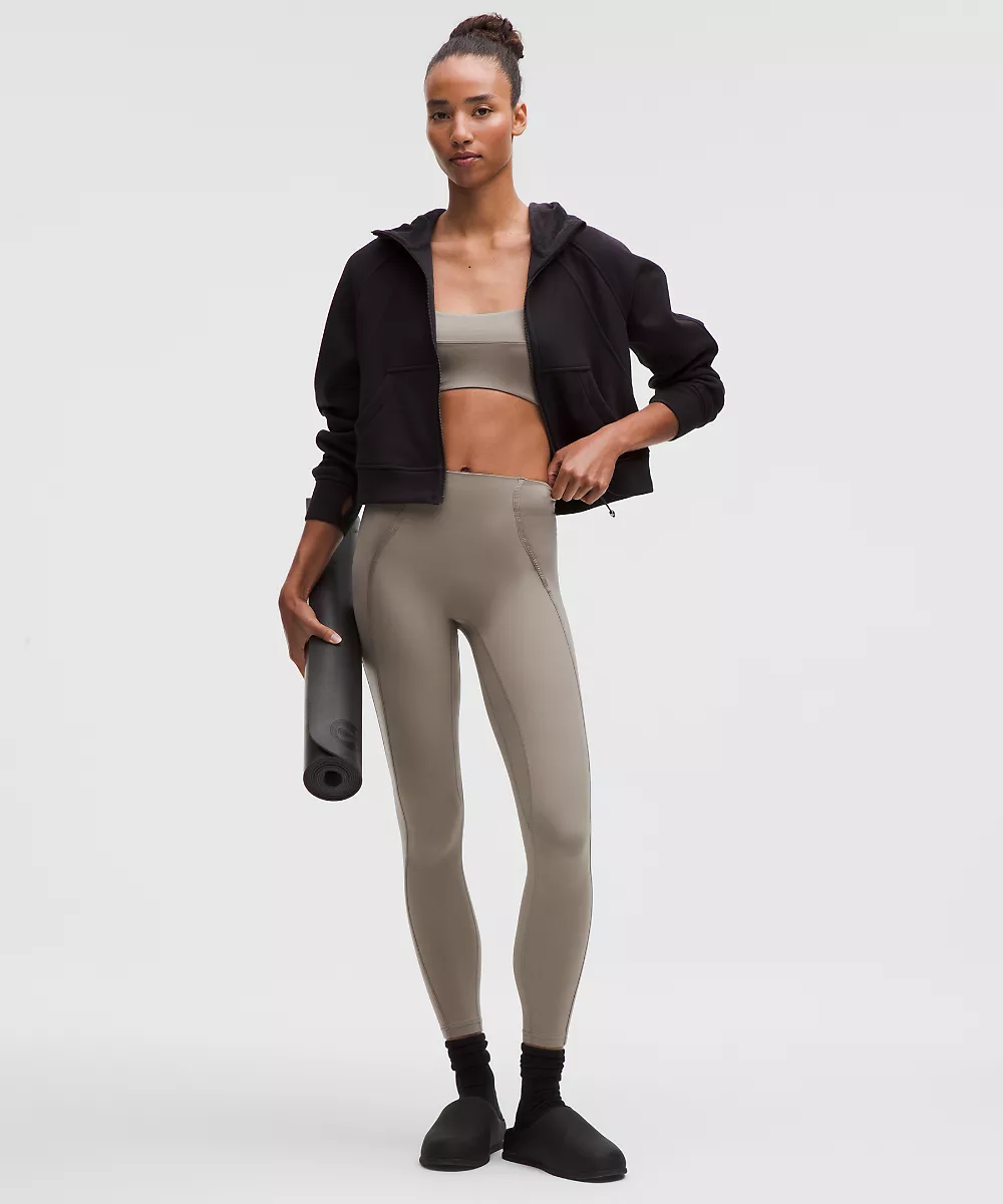 lululemon Align No Line™ pantalon taille haute 25" *Satin — Warm Ash Grey, view 1