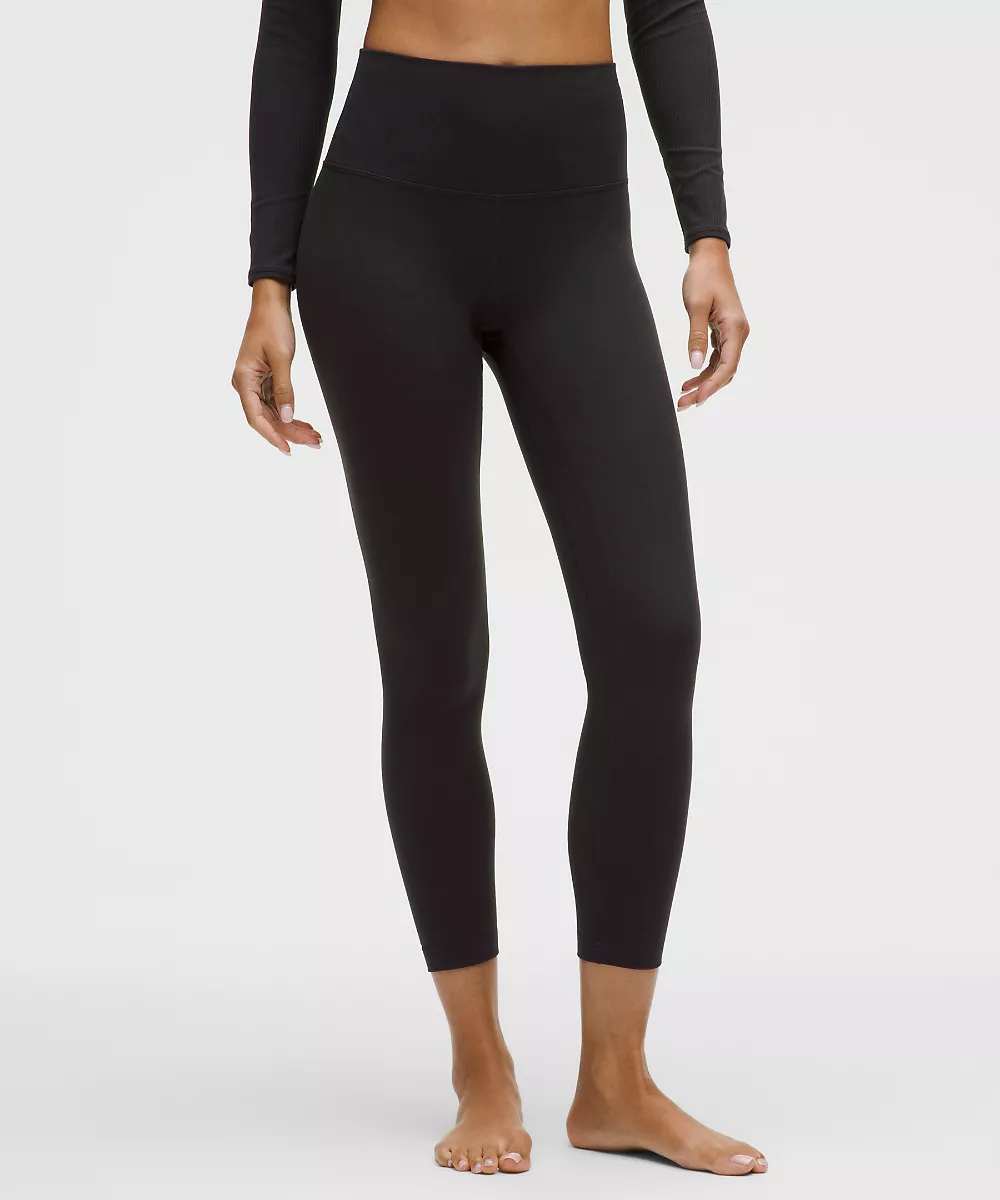 lululemon Align™ pantalon taille haute 25" *Warm — Black, view 2