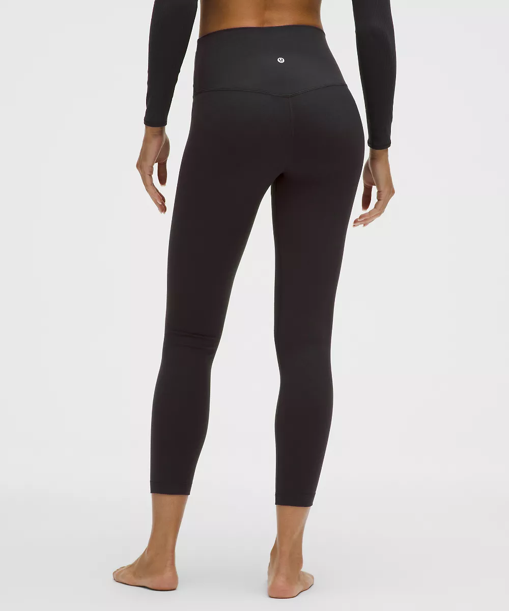 lululemon Align™ pantalon taille haute 25" *Warm — Black, view 3