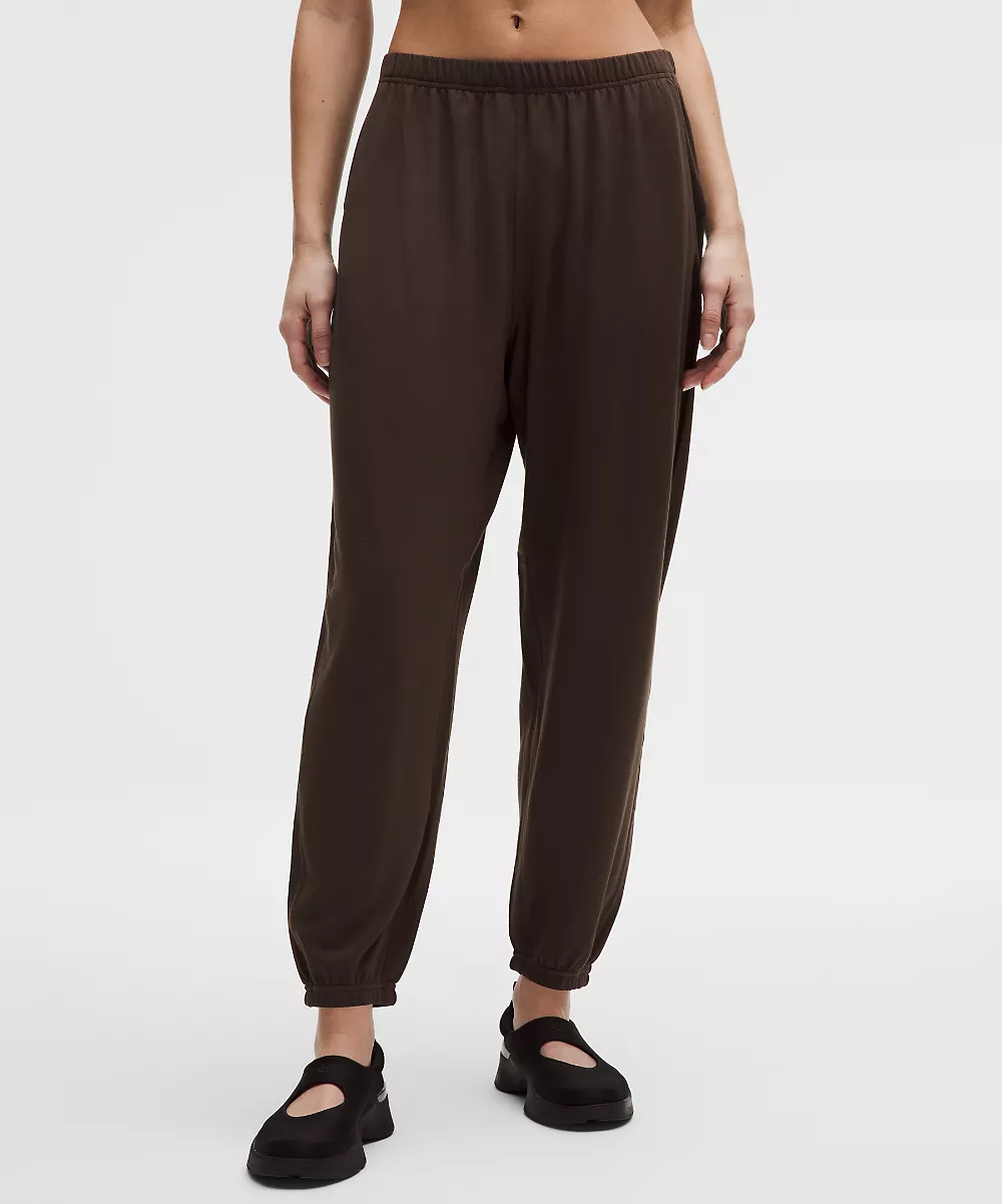 Pantalon oversize taille mi-haute BeCalm — Walnut Crunch, view 2