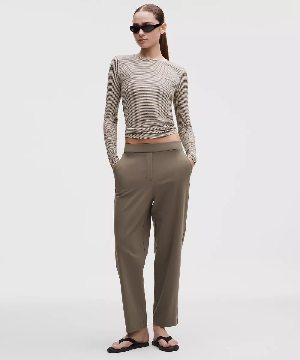 Pantalon Daydrift taille haute fuselé *Regular — Nomad, view 1