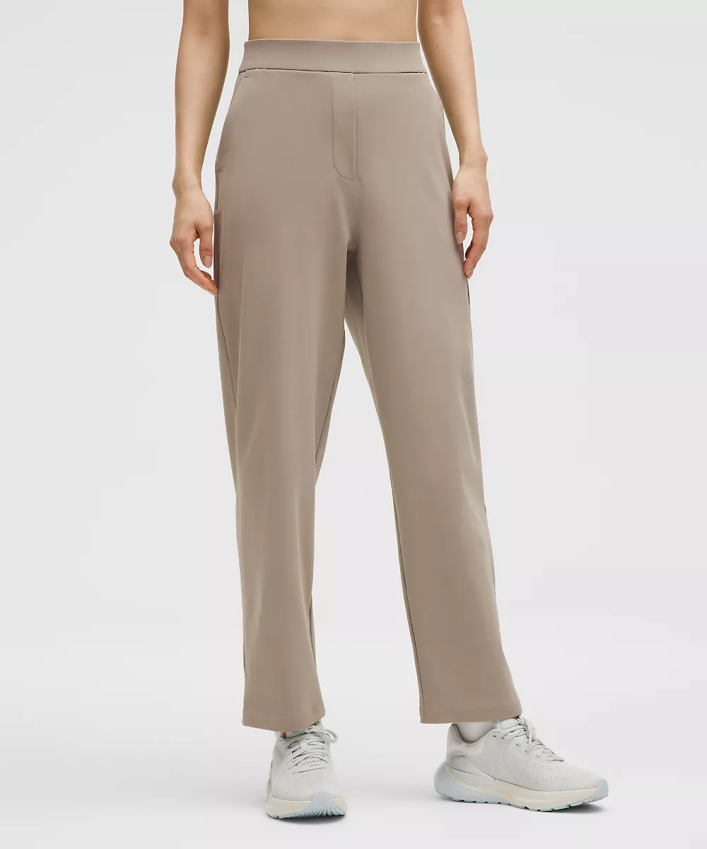 Pantalon Daydrift taille haute fuselé *Regular — Warm Ash Grey, view 1