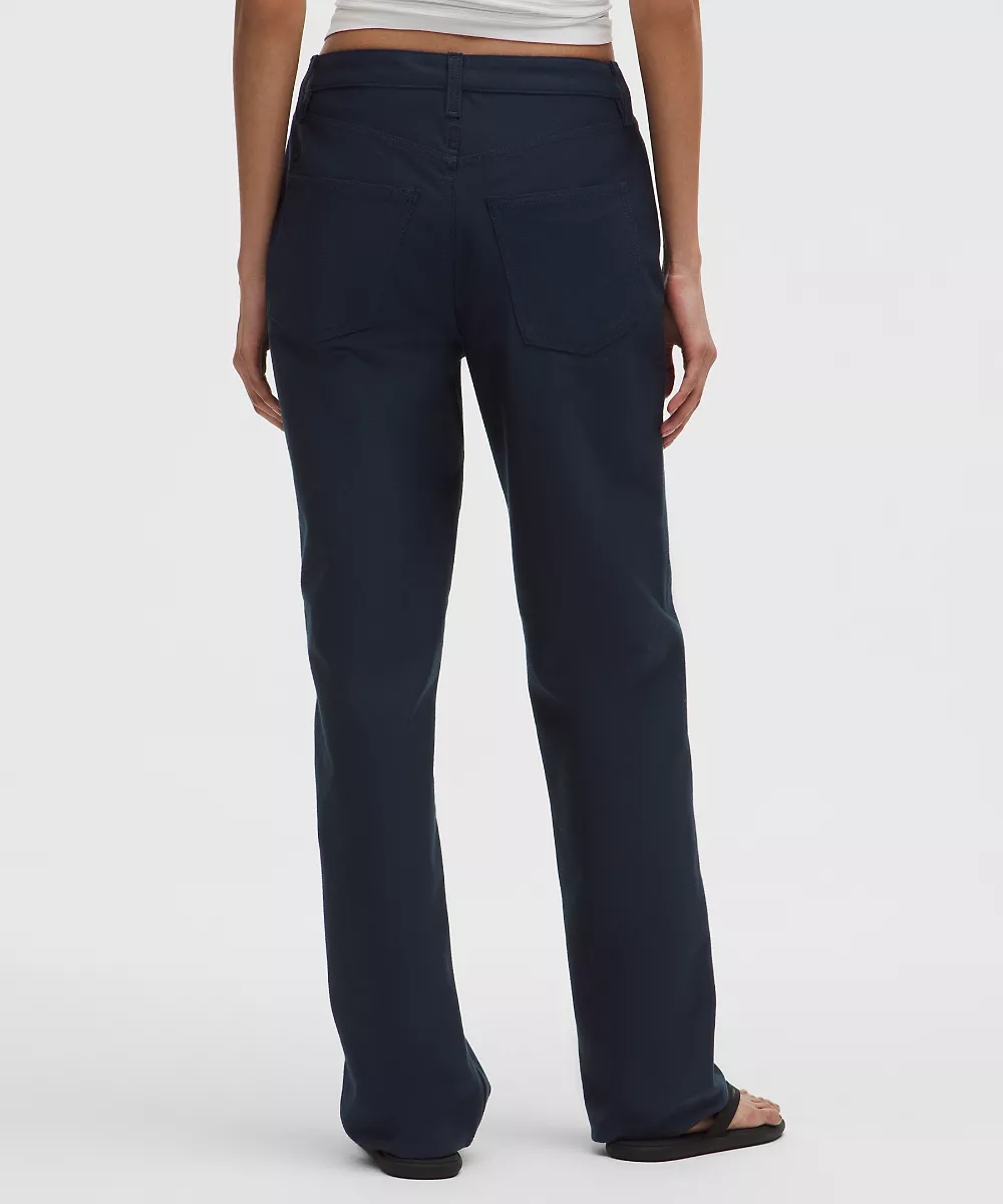 Pantalon EasyFive taille mi-haute droit décontracté *Regular — True Navy, view 3