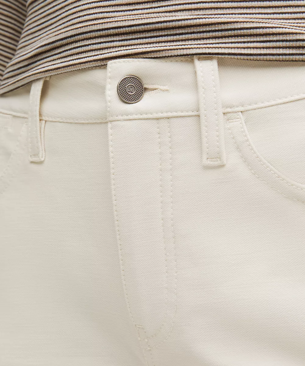 Pantalon EasyFive taille mi-haute droit décontracté *Regular — Light Ivory, view 4