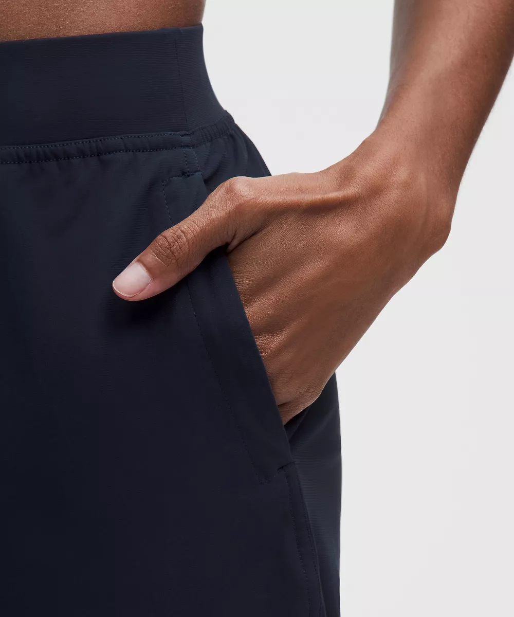 Jogging taille haute Adapted State *Short — True Navy, view 5