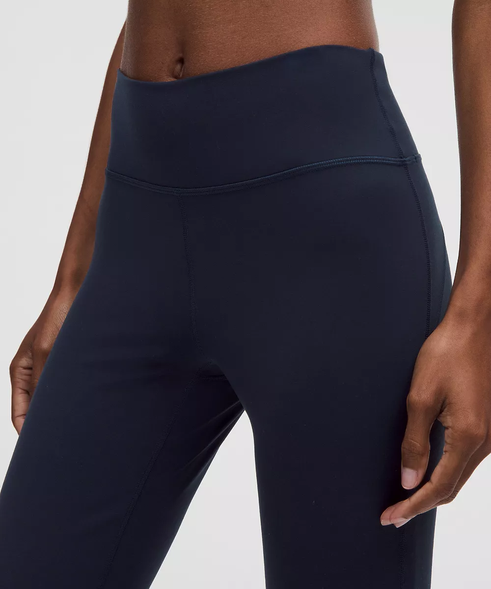 Groove Nulu pantalon taille haute évasé *Tall — True Navy, view 4