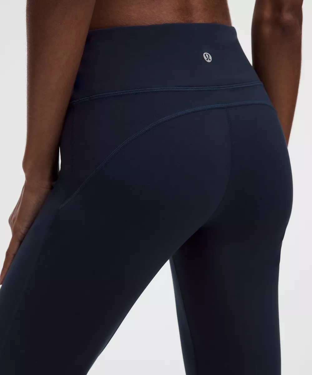 Groove Nulu pantalon taille haute évasé *Tall — True Navy, view 5